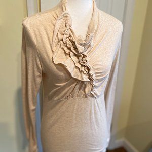 CAbi Ruched Hanky Wrap